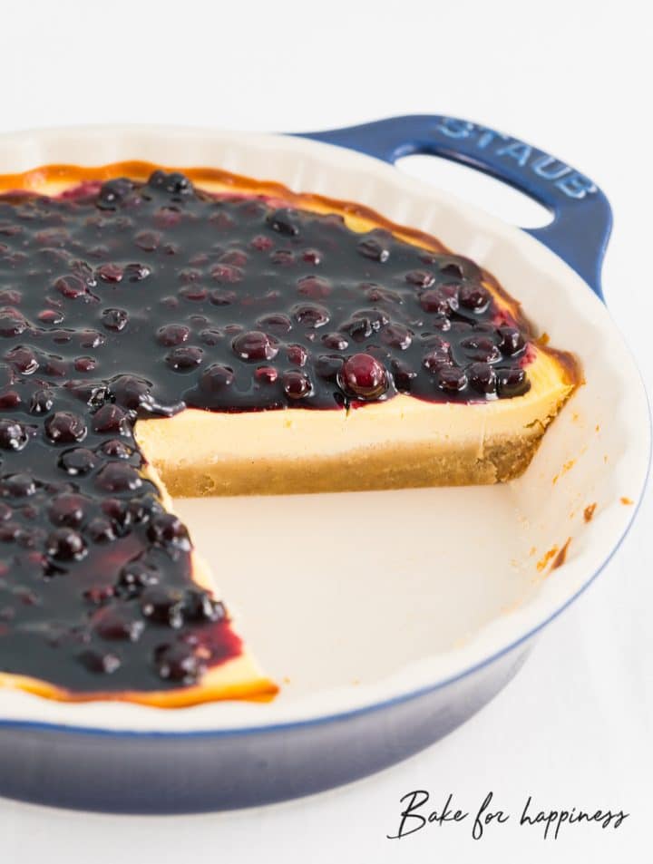 Low Carb Cheesecake: Cheesecake without sugar | Baking for Happiness