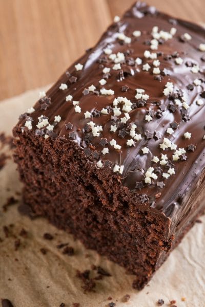 Easy Chocolate Loaf Cake with Glaze | Baking for Happiness