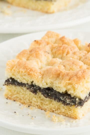 German Poppy Seed Cake with Streusel | Baking for Happiness