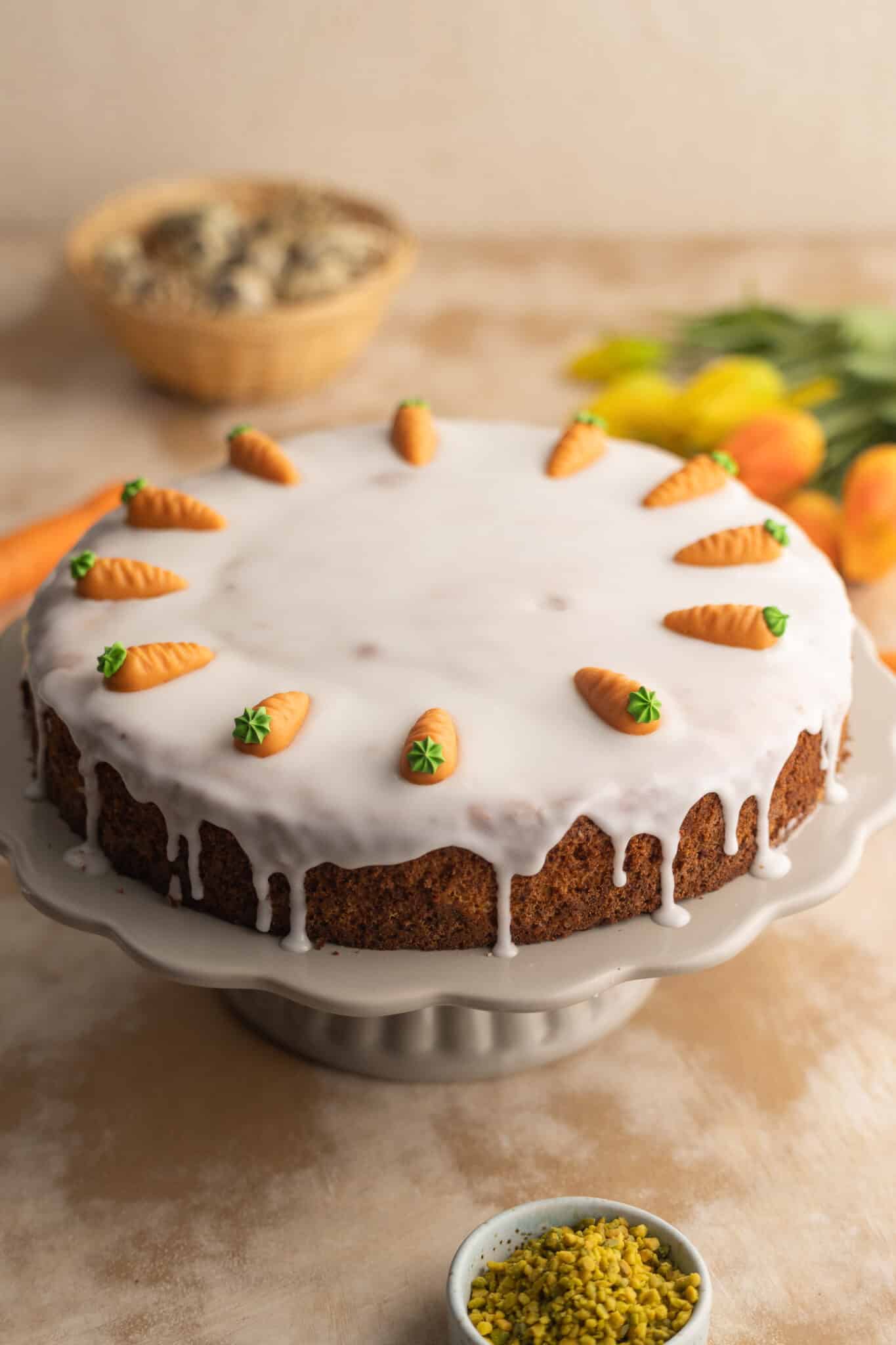 baking-carrot-cake-for-easter