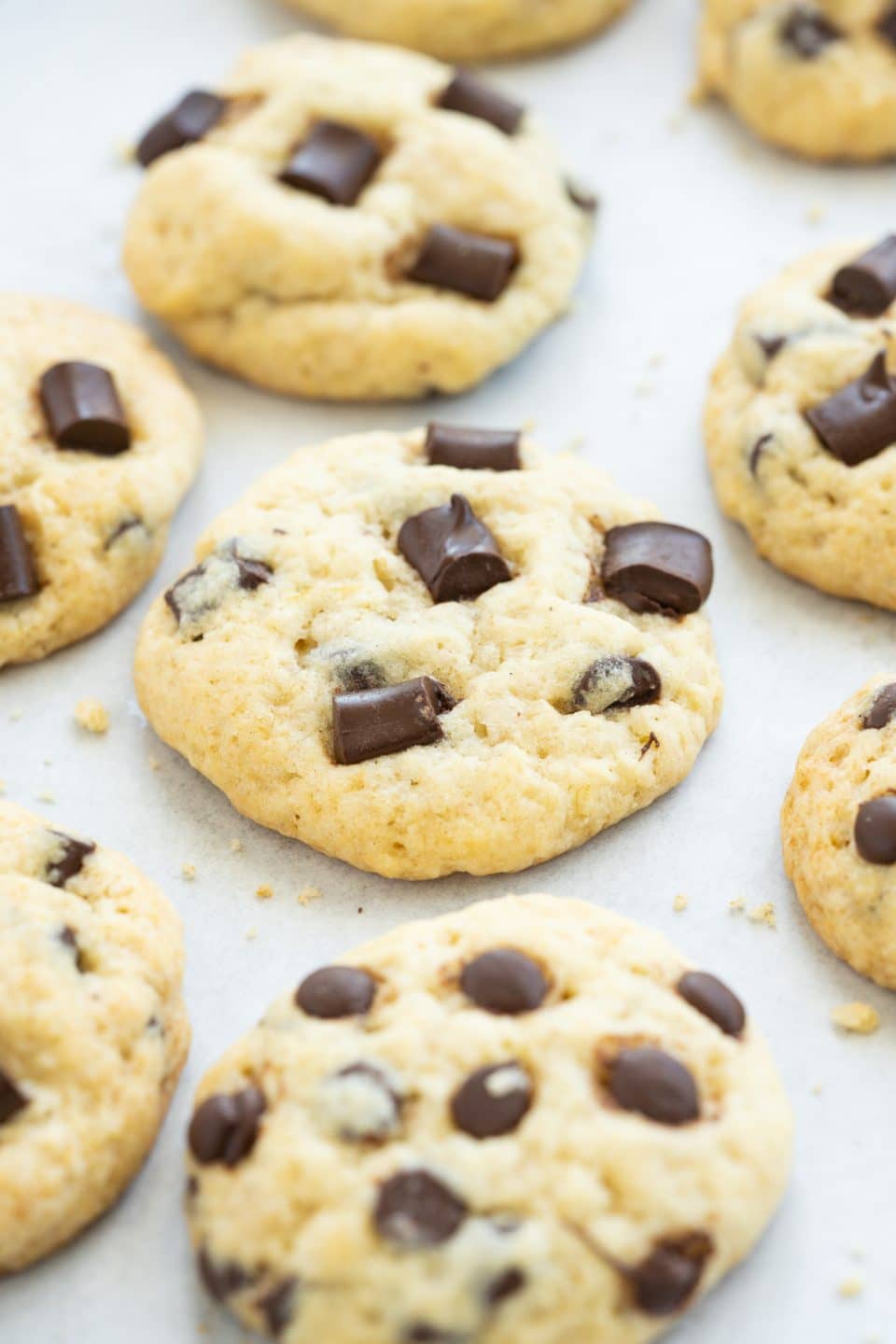 Vegan Chocolate Chip Cookies | Baking for Happiness