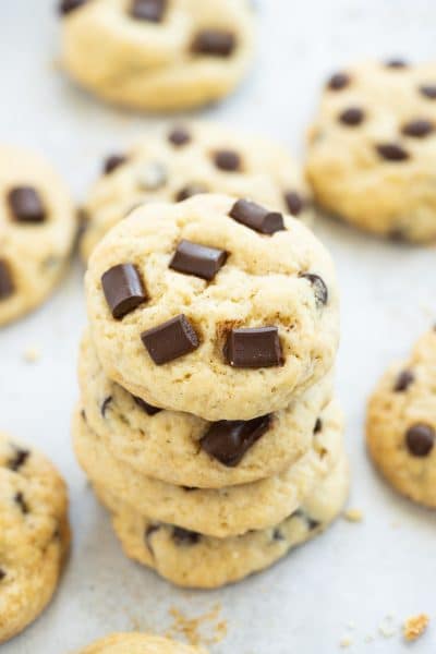 Vegan Chocolate Chip Cookies | Baking For Happiness