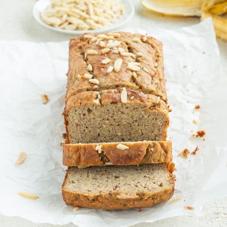 Low Carb Banana Bread | Baking for Happiness