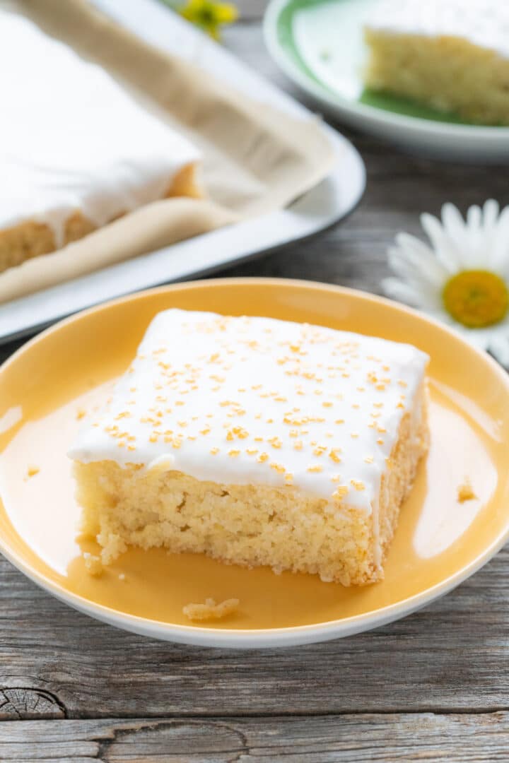 Vegan Lemon Cake Recipe | Baking for Happiness