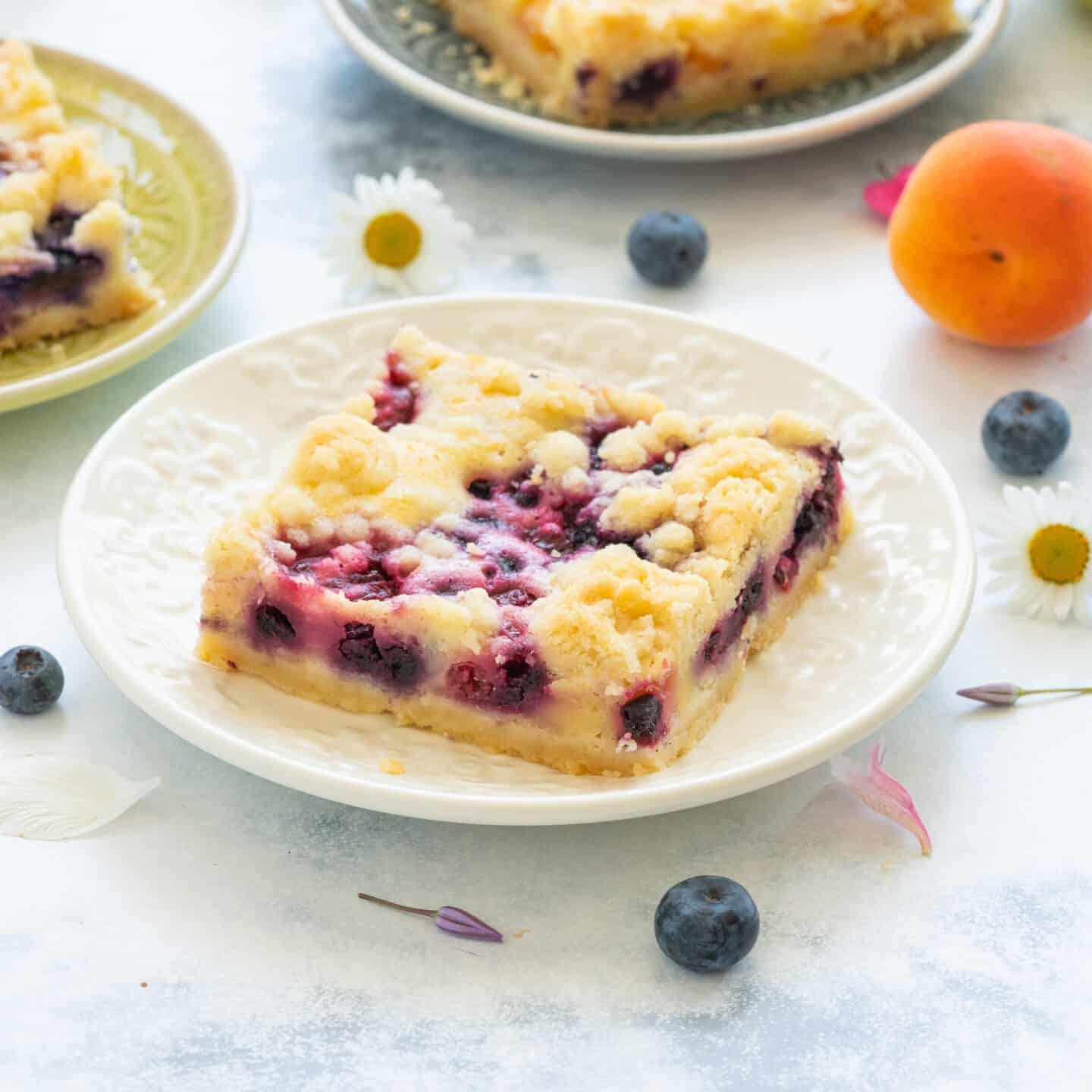 homemade fruity sheet cake