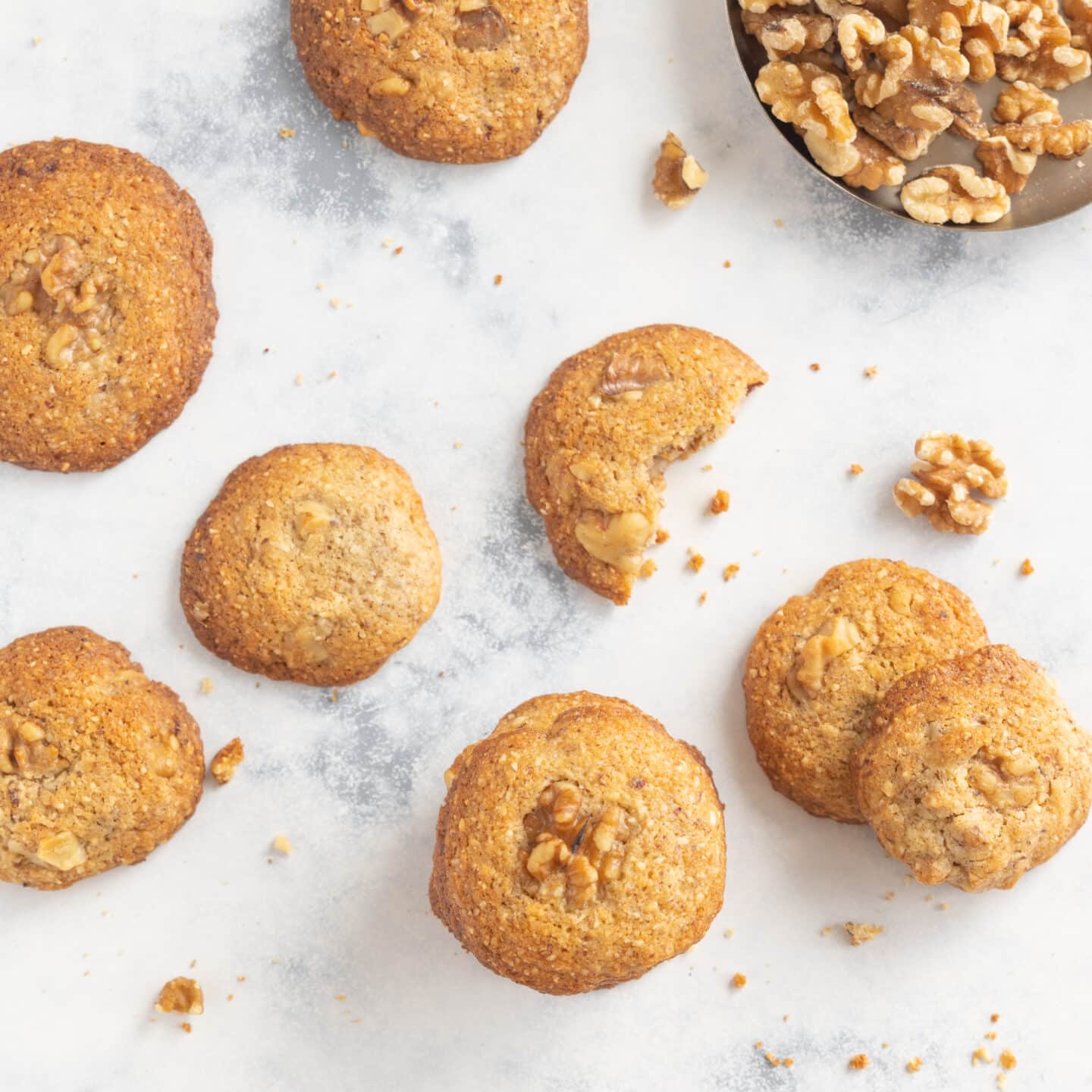 walnut cookies quick and crunchy