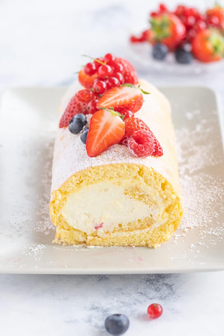 basic recipe sponge cake roll