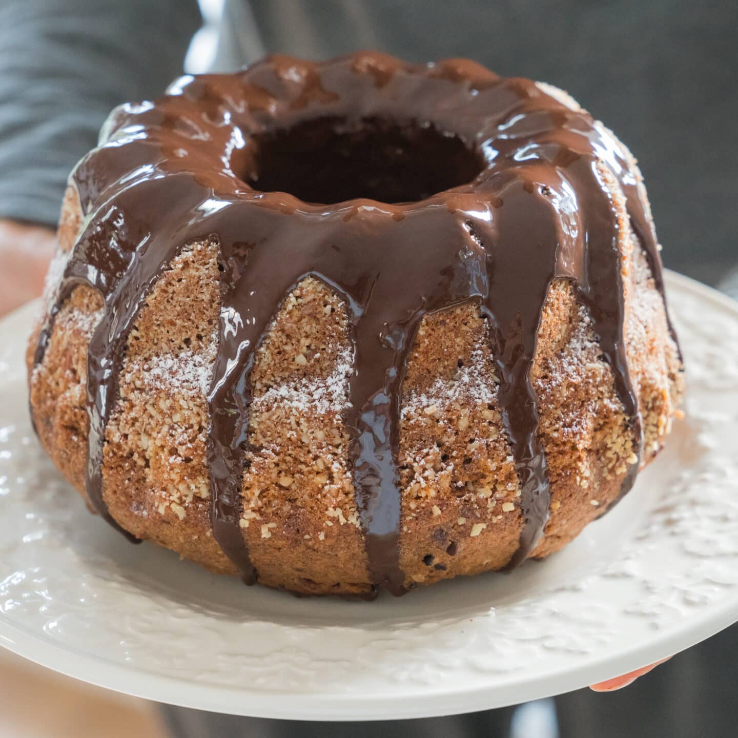 Chocolate Chocolate Chip Red Wine Bundt Cake – Giadzy